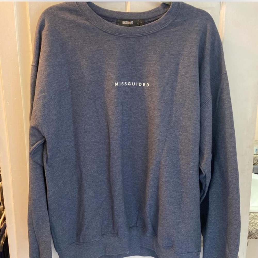 Missguided Crewneck Sweater Blue